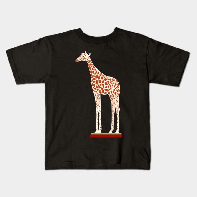 Giraffe Kids T-Shirt by momomoma